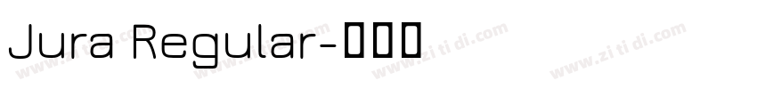 Jura Regular字体转换